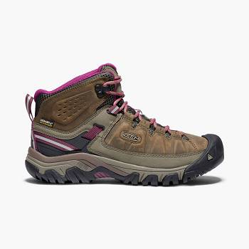 KEEN Női Targhee III Waterproof Mid Cut Túrabakancs Barna